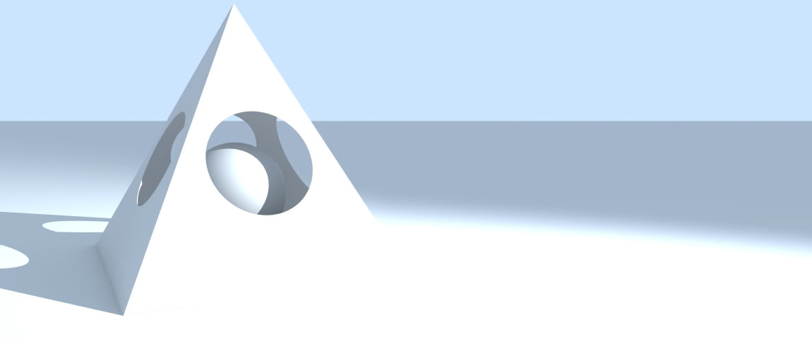 originate · 3D Visualisierung Pyramidenkugel